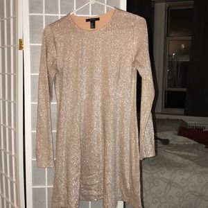 Sparkly long sleeve dress